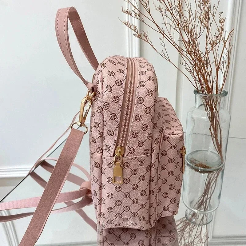 Stylish Mini Backpack Crossbody Bag – 3-Way Everyday Bag