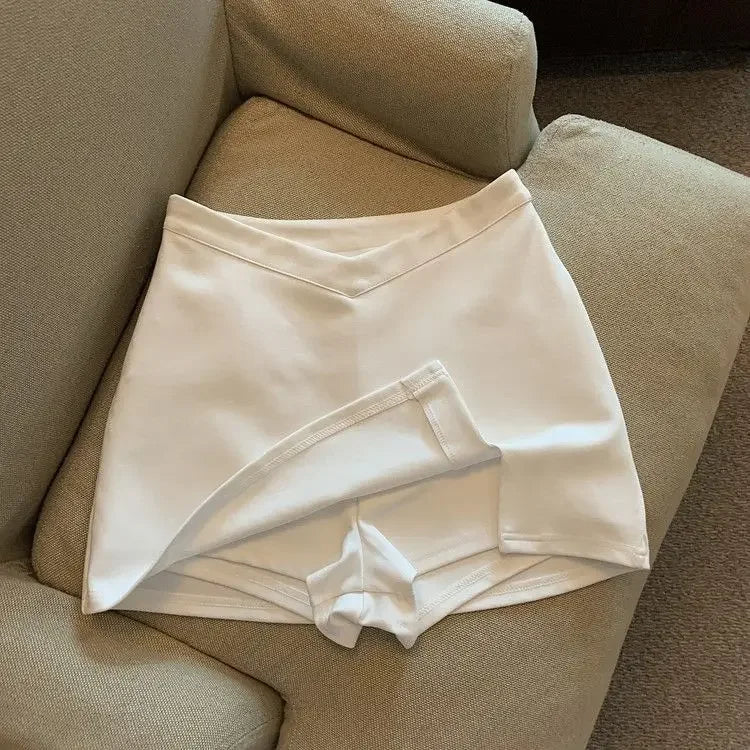 High-Waisted Asymmetrical Mini Skirt ✨