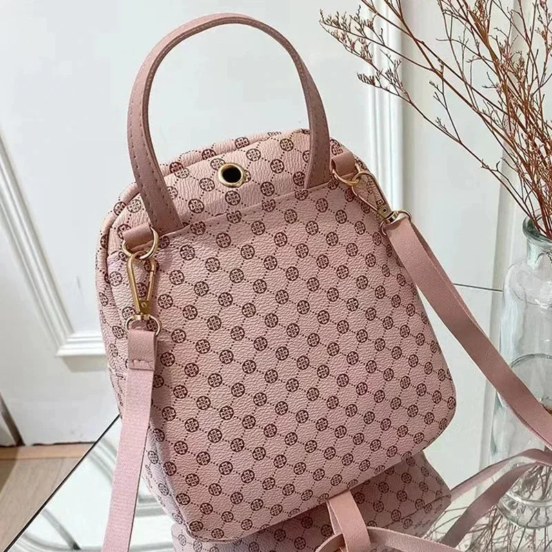 Stylish Mini Backpack Crossbody Bag – 3-Way Everyday Bag