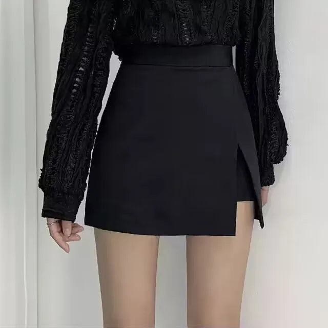 High-Waisted Asymmetrical Mini Skirt ✨