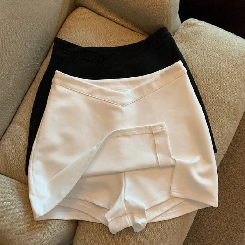 High-Waisted Asymmetrical Mini Skirt ✨