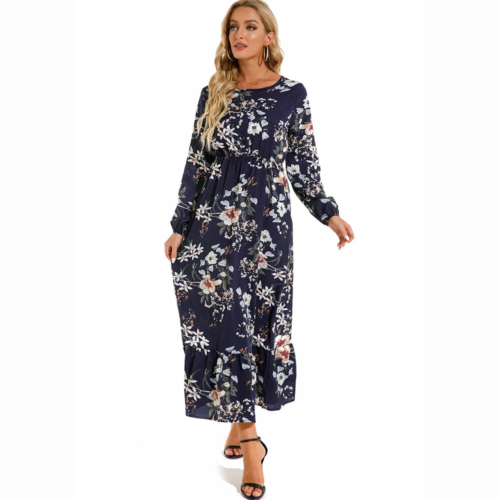 Yellow Floral Maxi Dress