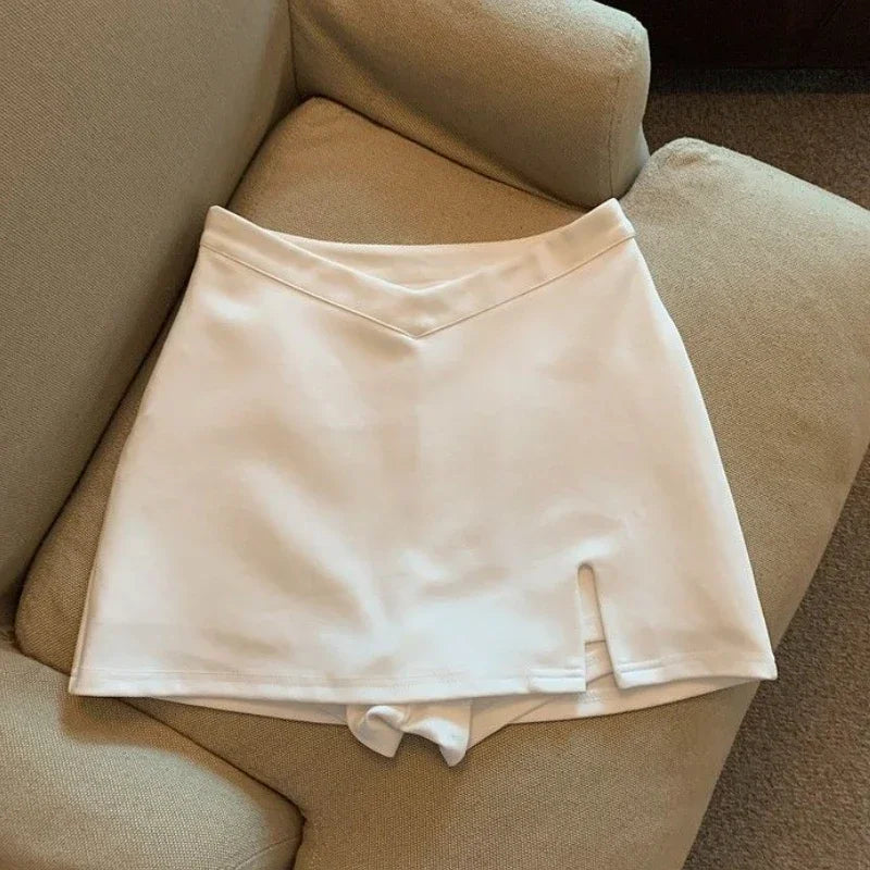 High-Waisted Asymmetrical Mini Skirt ✨
