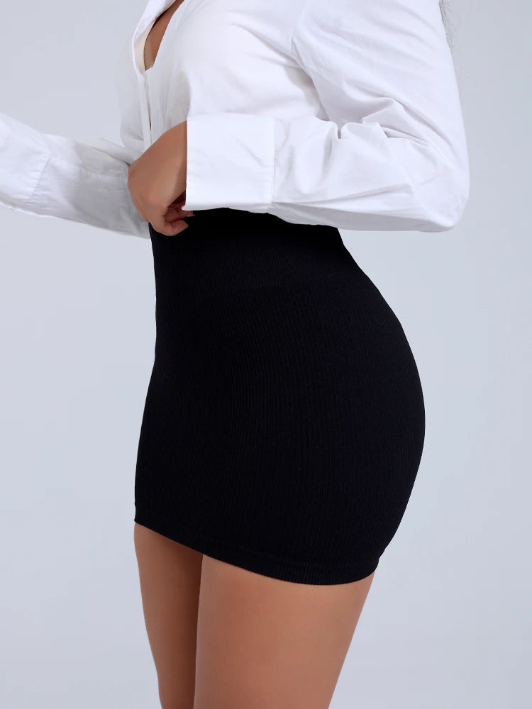 The Everyday Chic Ribbed Mini Skirt