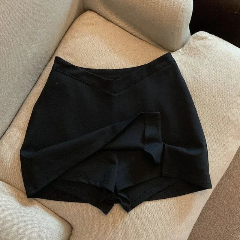 High-Waisted Asymmetrical Mini Skirt ✨