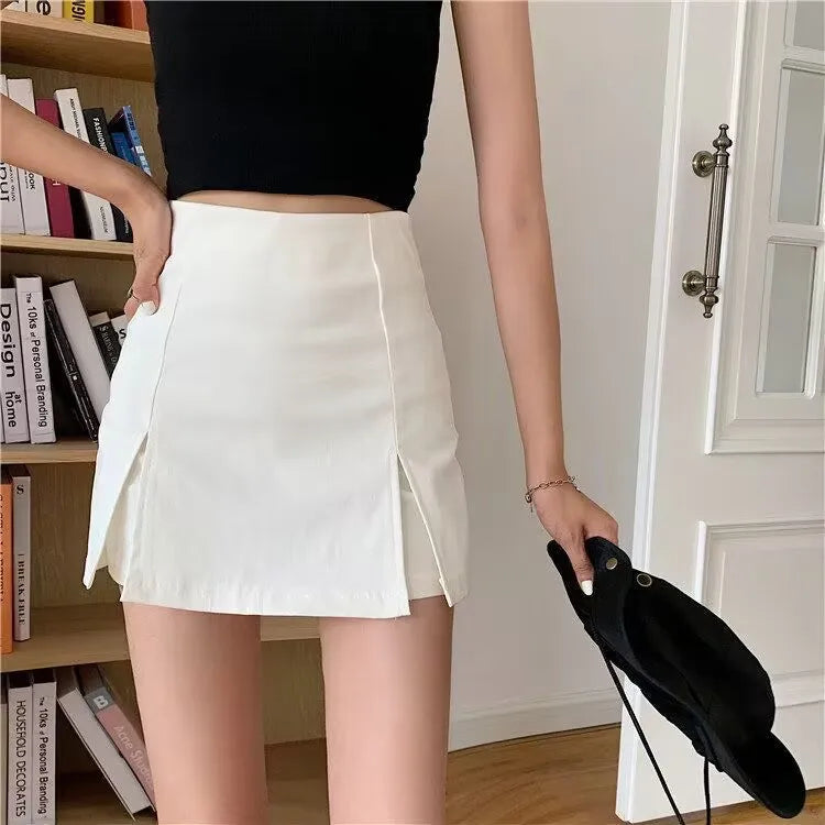 High-Waisted Asymmetrical Mini Skirt ✨